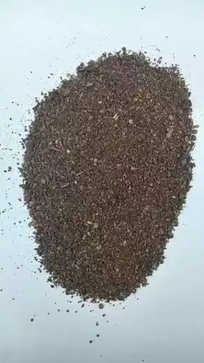 Black soldier fly organic fertilizer material